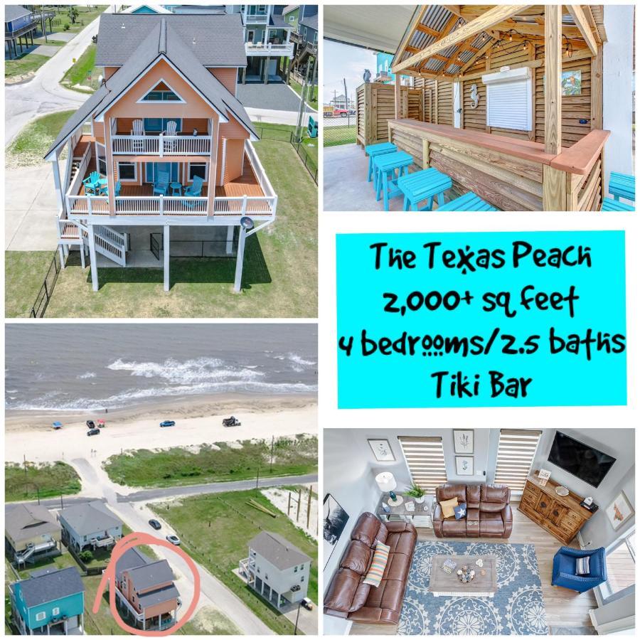 Spring Break Specials! Front Row Views - Tiki Bar - Playground Villa Bolivar Peninsula Eksteriør bilde